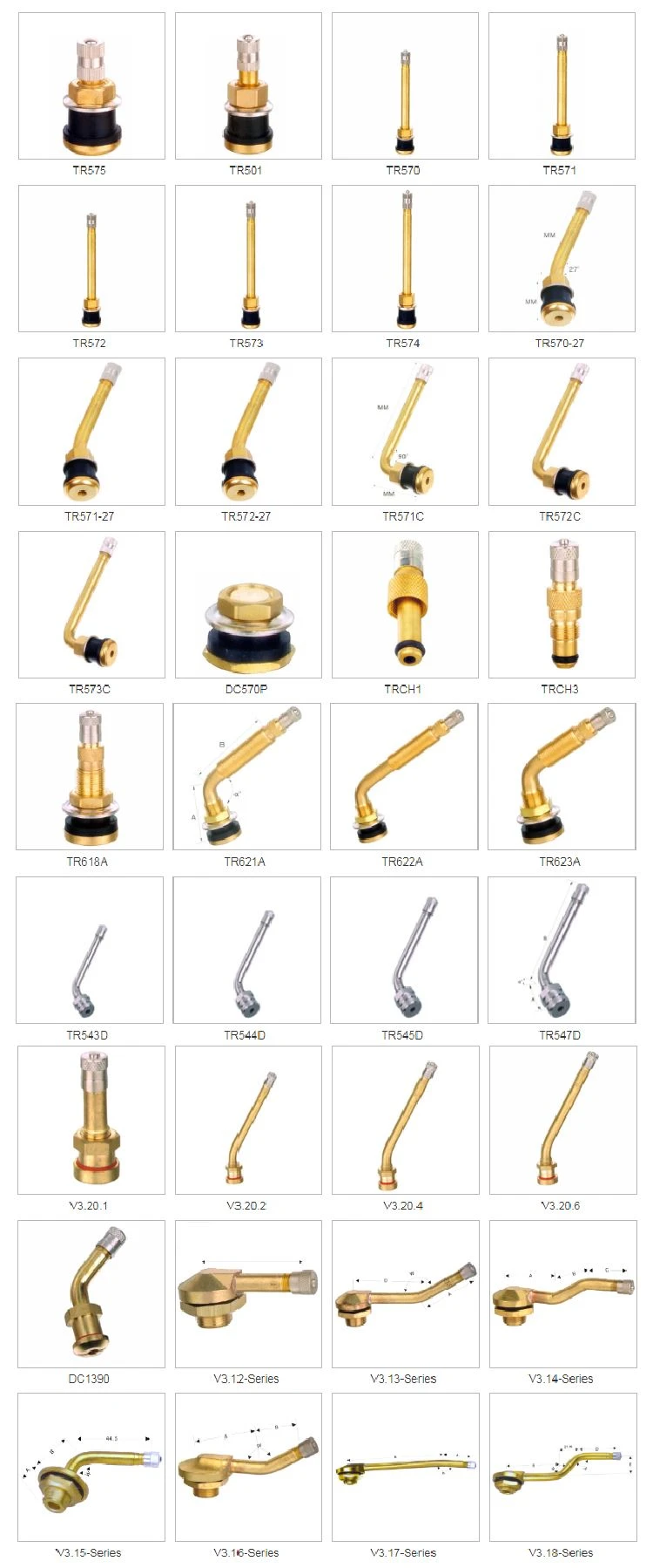 Metal Tire Valve